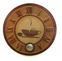 UHR AUS LEDER TM 31; Durchm. 61 cm