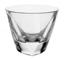 GLAS TRIANGLE KA-984960; H. 11 cm D. 9 cm