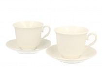 DU 917670 KOMPLET 2 FILIZANEK ZE SPODKAMI EMMA 220ML