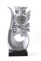 FIGURA SOWA NA GAŁĘZI SREBRO COM YD18B358S 12/KTN